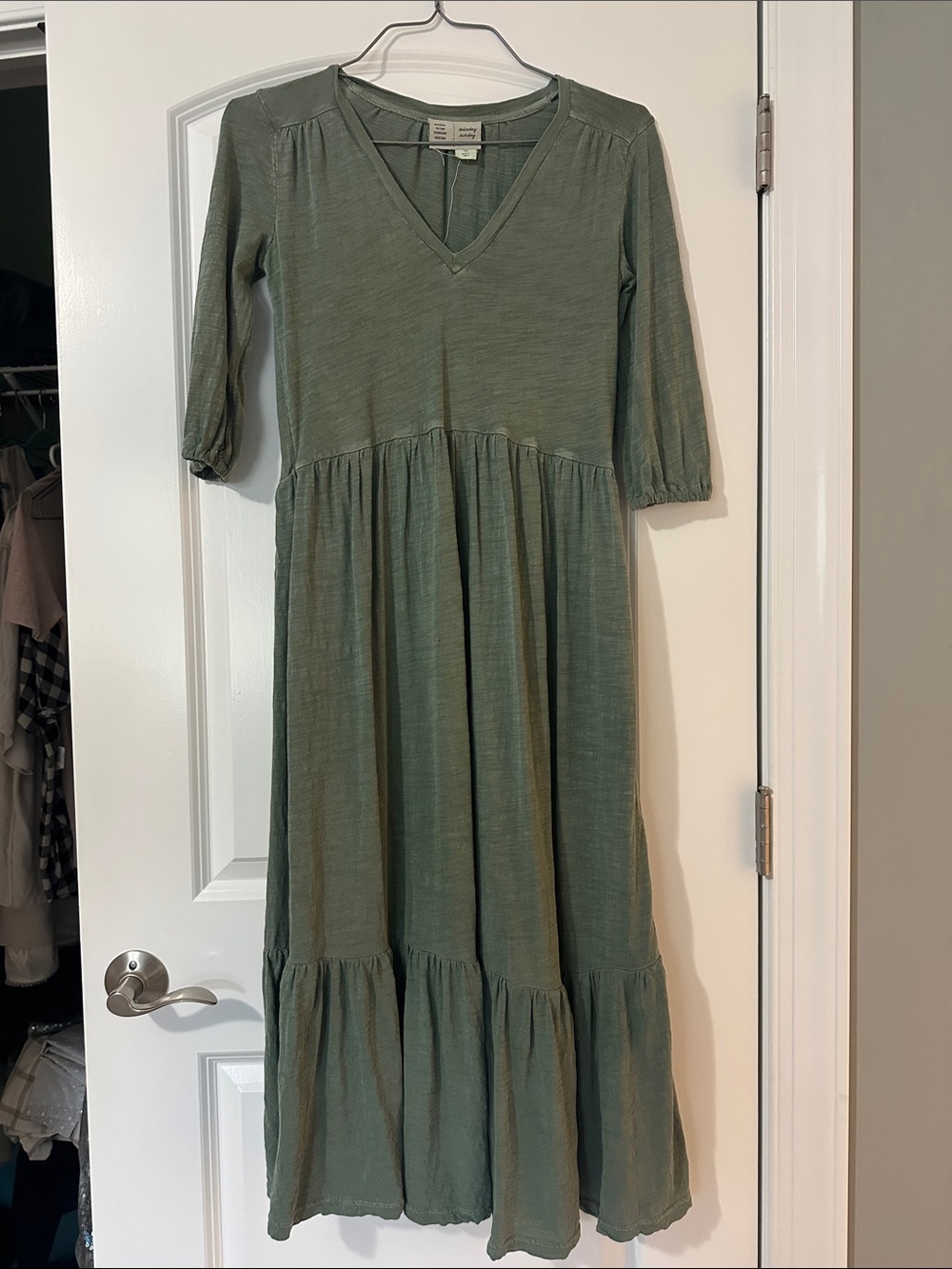 Saturday Sunday Anthropologie boho dress XS midi/maxi